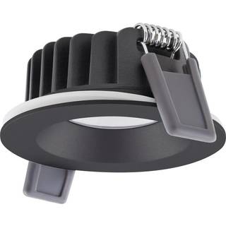 Ledvance LED spot Air Fix Aluminium sort 6W 480lm 36D - 927 ekstra varm hvid | Udsnit 68mm - IP65 - bedste farvegengivelse - dæmpbar