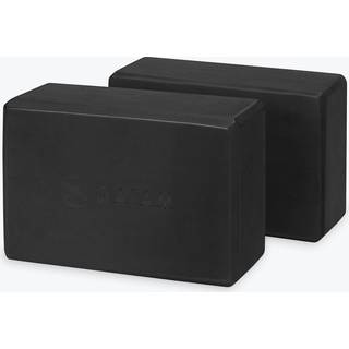 Gaiam Essentials Yoga Block (S?t med 2)-St?ttende latex-fri Eva Foam Soft-Slips Surface til Yoga Pilates Meditation Gray