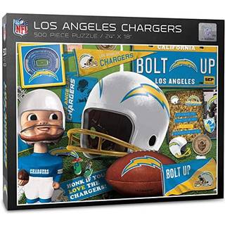 Youthefan NFL Los Angeles Chargers Retro Series Puzzle - 500 stykker