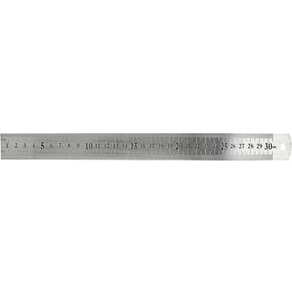 Præcisions Stållineal 30 cm - Holdbar og Nøjagtig