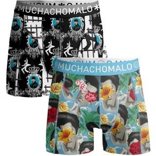Muchachomalo 2-pak Cotton Stretch Elvis the King of Rock - Black/Blue - Large * Kampagne *