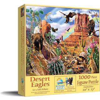 Sunsout Inc - Desert Eagles - 1000 PC Jigsaw Puzzle av Artist: Lori Schory - Färdig storlek 20 """" X 27 """" - MPN# 35156