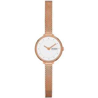 Skagen SKW3043 Gitte Lille Rose Gold Plated Mesh Bracelet Watch - W06275