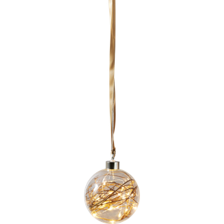 Star Trading - Glass Bullet Glow - Juledekoration med LED