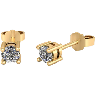 14 Karat Guld Øreringe fra Henrik Ørsnes Design med Brillanter 0,20 Carat W/SI