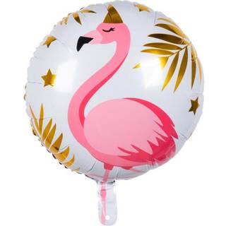 Flamingo folieballon, 45 cm