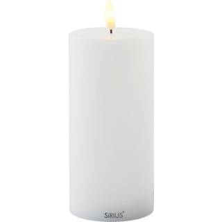 Sirius sille genopladelig hvid ø7,5xh15cm