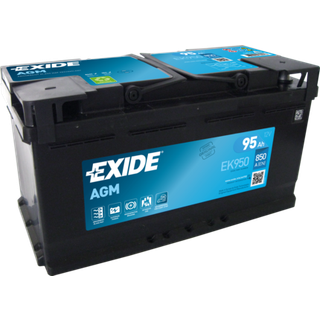 Startbatteri til Nødstrømsgenerator Exide EK950 AGM-Batteri 12V 95Ah (EK960)