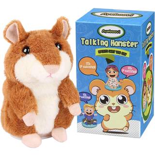 Ayeboovi Toddler Toys Talking Hamster gentager det, du siger baby leget?j interaktivt sjov leget?j f?dselsdag gave til b?rn str?mper fylder til 3