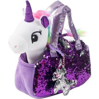 Lille Jupiter Plush Pet Set W/Purse - Unicorn Fyldte dyr - Unicorn Fyldte dyr til piger - Unicorn Plush - Fyldte enhj?rninger - enhj?rning - enhj
