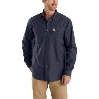CARHARTT® LW RIGBY SOLID L/S SHIRT DARK KHAKI SIZE XL