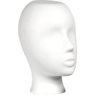 POLSPOTTEN Upside-down head vase 25 cm Hvid