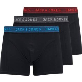 Jack & Jones 3pak underbukser/boksershorts i grå/asphalt til herre