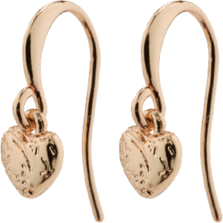 Pilgrim Rose Gold Jayla Heart Earrings - Rose Gold