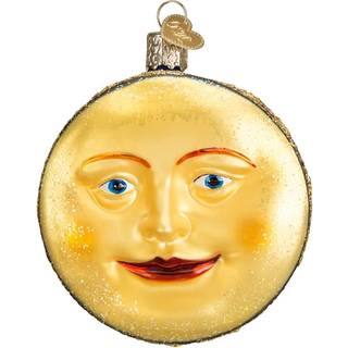Old World Christmas Ornaments: Ydre rumgaver glasbl?st ornamenter til juletr? mand p? m?nen