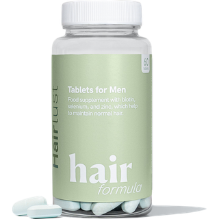 Hair Formula Tablets for Men - 1 måneds forbrug (1 glas á 60 tabletter)