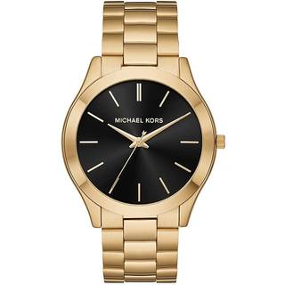 Michael Kors Slim Runway Three-Hand Gold-Tone rostfritt stål Herrklocka (modell: MK8621)