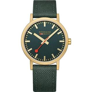 Mondaine A660.30360.60SBF Herrenuhr Classic SBB recyc. Textil 40mm 3ATM
