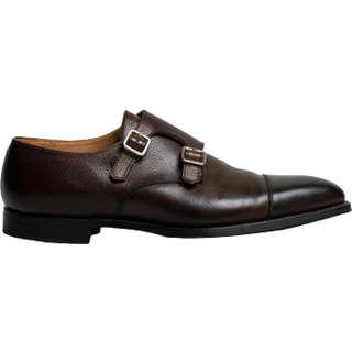 Crockett & Jones Lowndes Monkstrap City Sole Dark Brown Calf