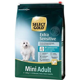 SELECT GOLD Adult Ekstra Sensitive Mini Insekt 4 kg.