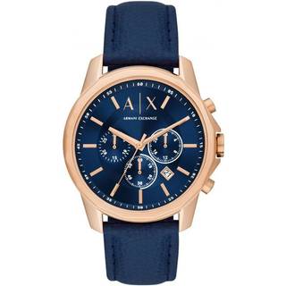 Armani Exchange AX1723 Banks Blå/Læder Ø44 mm
