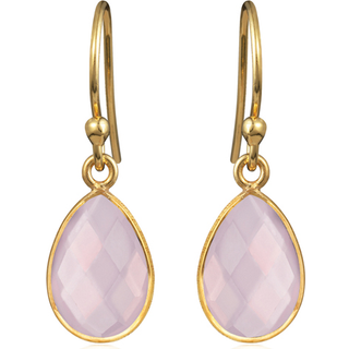 Susanne Friis Bjørner Crystal Øreringe 18 kt. Forgyldt Sølv 4068-2-112 - Dame - 925 Sterling Silver