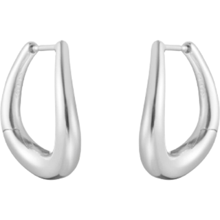 Georg Jensen Offspring øreringe m. hængselslås, sterlingsølv
