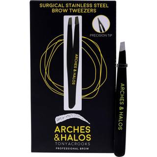 Arches & Halos kirurgiske rustfrie st?l ?jenbryn pincet - brudgom pluk og former pr?cist bryn - ?jenl?ge og hudl?ge testet - 1 pc