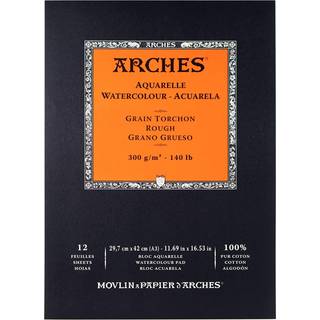 Arches Watercolour Rough Pad Natural White Skitsebog 42 x 7 cm 300 g