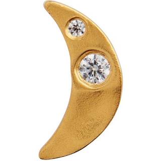 Petit Bella Moon Earring - Gold - Stine A - Guld One Size