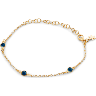 Susanne Friis Bjørner Armbånd 18 kt. Forgyldt Sølv 1585-2-174 - Dame - 925 Sterling Silver