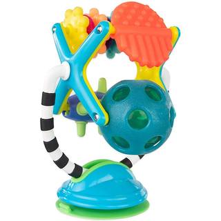 Sassy Teethe & Twirl Sensation Station 2-i-1 Suge Cup High Chair Toy Developmental Leget?j til tidlig l?ring i alderen 6 m?neder og op