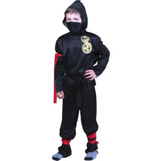 Ninjadragt (3-4 år) ninja samurai dragt japansk