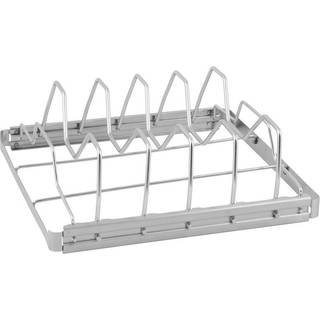 Foldbar spareribsholder rustfrit stål