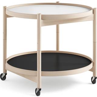 Brdr. Krüger Bølling bakkebord 60 cm. - bøg ubehandlet, bakke 1: base / bakke 2: base