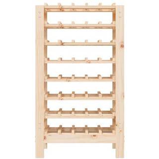 vinreol 61,5x30x107,5 cm massivt fyrretræ