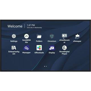 Viewsonic CDE9830 skilte display 2,49 m (98") Wi-Fi 500 cd/m² 4K Ultra HD Sort Indbygget processer Android 11
