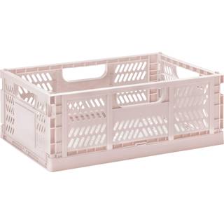 3 Sprouts - Modern Folding Crate Large Pink