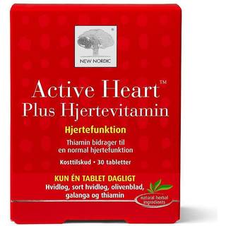 New Nordic Active Heart Plus Hjertevitamin - 30 Tabletter