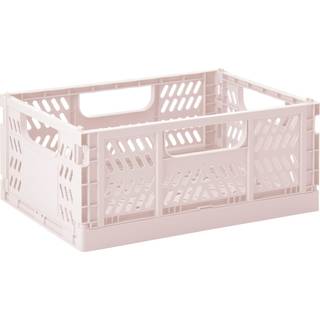 3 Sprouts - Modern Folding Crate Medium Pink