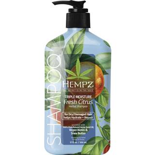 HEMPZ Triple Moisture Fugtgivende shampoo til Hår 500 ml - 500 ml