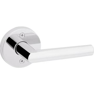 Kwikset Milan Dummy Door Handle Single-sidet h?ndtag til skabe Franske dobbeltd?re og pantry poleret krom ikke-drejende vendbar interi?r push/pul