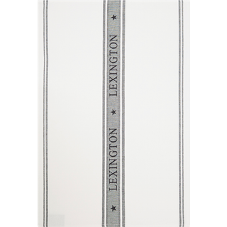 Lexington Icons Jacquard Star Viskestykke / Hvidt - Viskestykker Bomuld Sort - 100030421900-KT10