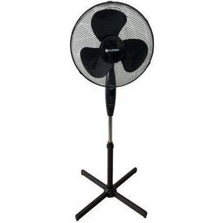 Platinet Gulvventilator ø40cm / H120 cm - 3 hastigheder / Sving funktion - Sort