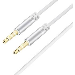 Allride Connect 2,0 minijack 3,5mm lydkabel, 1,2m, hvid