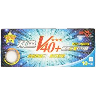 Double Fish V40+ 3-star Table Tennis Ball 10 stk.