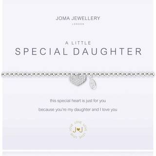 Joma A Little Special Daughter Bracelet - Adjustable - Silver