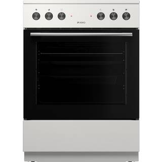 Asko CC364111W1 Keramisk Komfur - Farve: Hvid