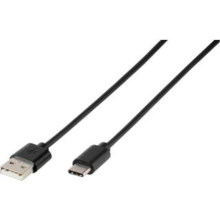 Vivanco USB-C/USB 2.0 kabel - hvid (På lager i varehus)