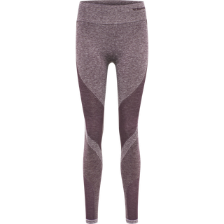 Hummel KADY Seamless High Waist Tights i Fudge Melange til kvinder